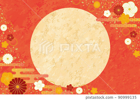Vermilion Japanese background material Vermilion Japanese background material 90999135