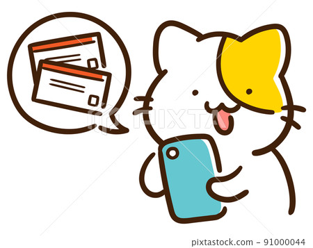 可愛貓咪變形插畫在線訂票 91000044