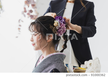 Furisode seijin-shiki hair make 91000362