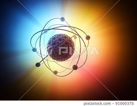 Atomic Nuclear Power Energy 91000378