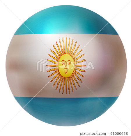 Argentina flag ball icon 91000658