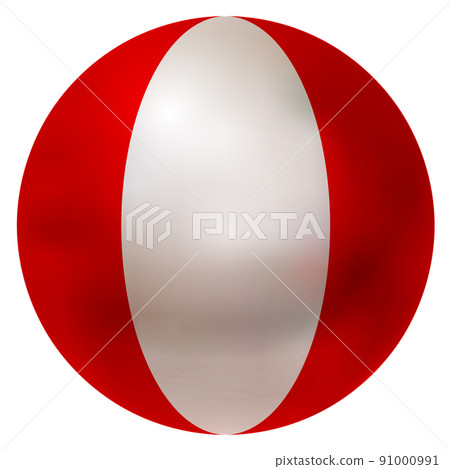 秘魯國旗球圖標 91000991