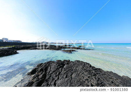 Gimnyeong Beach, Beach, Jeju Island, Swimming, Water Play, White Sand, Sand, Summer, 91001380