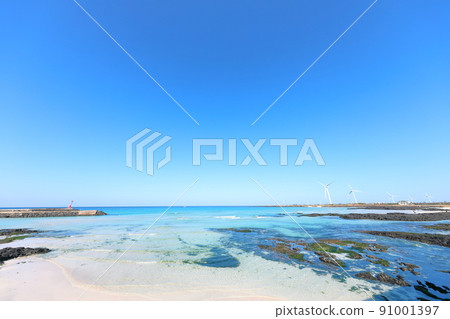 Gimnyeong Beach, Beach, Jeju Island, Swimming, Water Play, White Sand, Sand, Summer, Gimnyeong Beach, Beach, Jeju Island, Swimming, Water Play, White Sand, Sand, Summer, 91001397