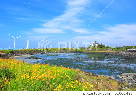 Gimnyeong coast, Jeju island, coast, beach, sea, beach, landscape, summer resort, Gimnyeong coast, Jeju island, coast, beach, sea, beach, landscape, summer resort, 91002485