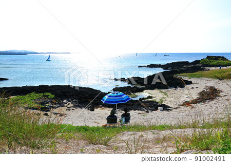Gimnyeong coast, Jeju island, coast, beach, sea, beach, landscape, summer resort, Gimnyeong coast, Jeju island, coast, beach, sea, beach, landscape, summer resort, 91002491