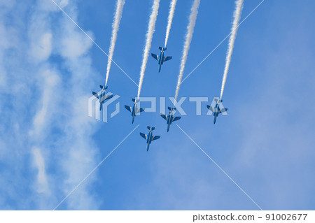 T-4 Blue Impulse Acrobat Flight Phoenix Formation T-4 Blue Impulse Acrobat Flight Phoenix Formation 91002677