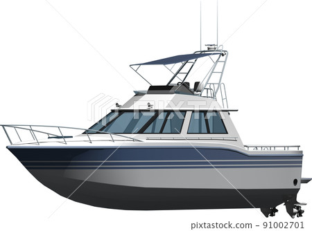 夏季圖像 停泊的白色巡洋艦。背景透明插圖 夏季圖像 停泊的白色巡洋艦。背景透明插圖 91002701