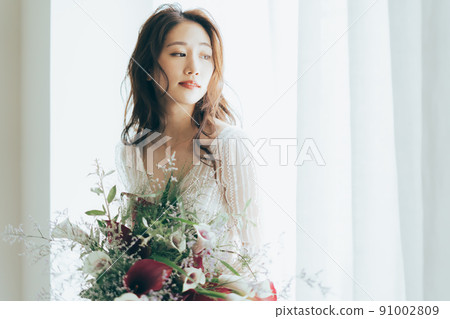 穿著婚紗的女人 91002809