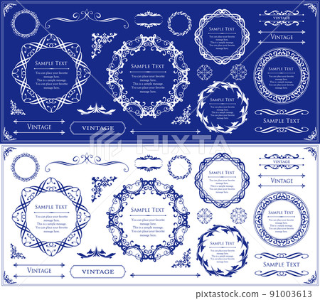豪華框架設計。仿古式時尚處理 91003613