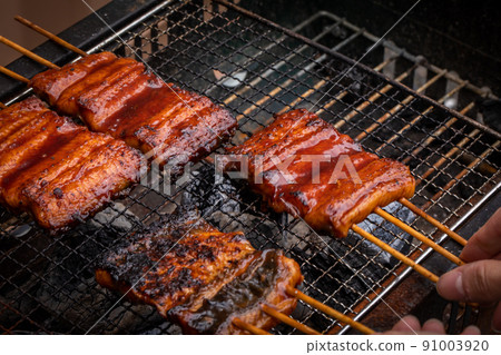 Charcoal-grilled eel eel Charcoal-grilled eel eel 91003920
