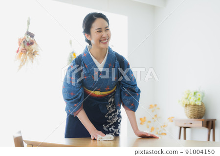 Komon with a lattice pattern Japanese-style room 91004150