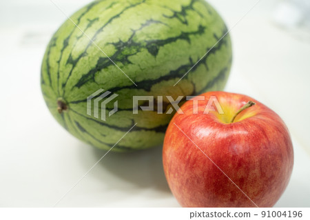 Fruit apples and watermelon Fruit apples and watermelon 91004196