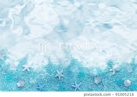 Blue sea marine blue image material Blue sea marine blue image material 91005218