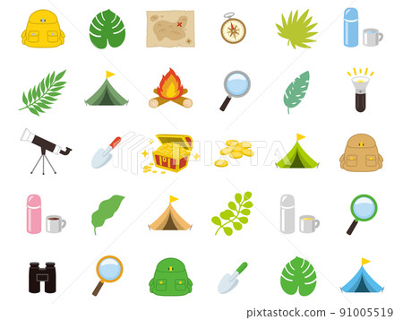 Exploration, adventure, outdoor, camping items 91005519