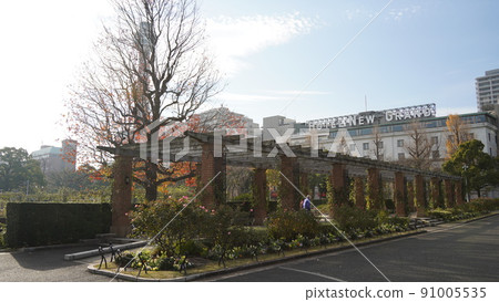 Hotel New Grand seen from Yokohama, Yamashita Park Hotel New Grand seen from Yokohama, Yamashita Park 91005535