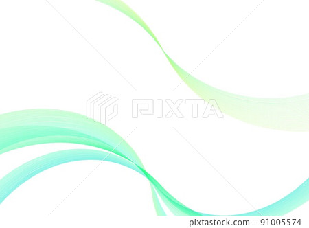 線曲線綠色 91005574