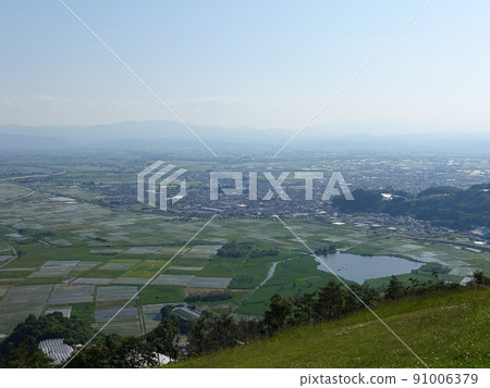Nanyo Sky Park, Juubichiyama, Takatsumujiyama, Hakuryu Lake, panoramic view of Nanyo City Nanyo Sky Park, Juubichiyama, Takatsumujiyama, Hakuryu Lake, panoramic view of Nanyo City 91006379