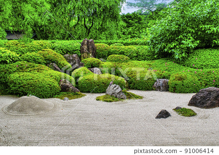 鎌倉市名月院山水庭園 91006414