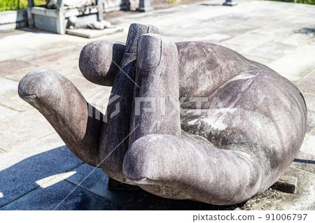 Nara Tsubosaka-dera Nanhokaji Temple, Hand of the Great Buddha 91006797