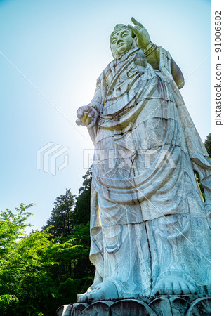 奈良坪坂寺的大觀音石像 奈良坪坂寺的大觀音石像 91006802