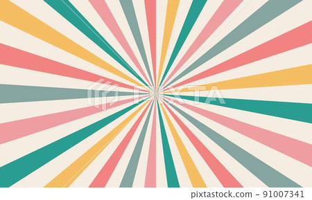 Rays background in retro style. Vector illustration. Rays background in retro style. Vector illustration. 91007341