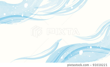 Watercolor water image background 91010221