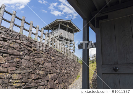 荒戶城的二國通道/長野縣[千隈市城山歷史公園] 91011587