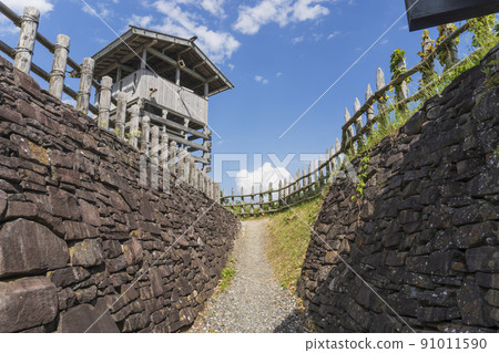 荒戶城的 Nikoku 塔 / 長野縣 [千曲市城山歷史公園] 91011590