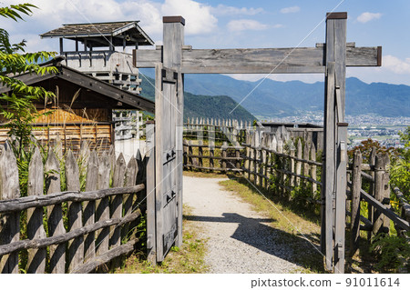 荒戶城的冠樹門/長野縣[千隈市城山歷史公園] 91011614