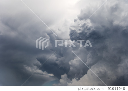 Storm clouds close-up on the sky background Storm clouds close-up on the sky background 91011948