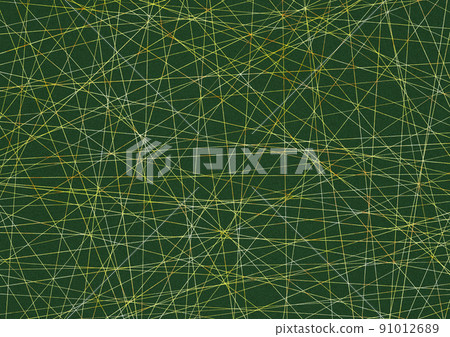 Classic background of deep green and gold net 91012689