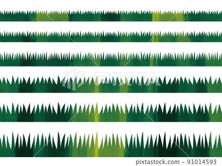 Various lengths of watercolor-style lawn material 91014593