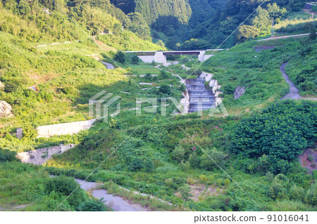 淺川水壩的景色 淺川水壩的景色 91016041