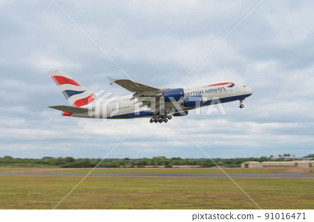British Airways A380-800 Takeoff 91016471