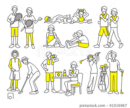 高級運動黃 91016967