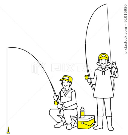 Senior hobby fishing 91016980