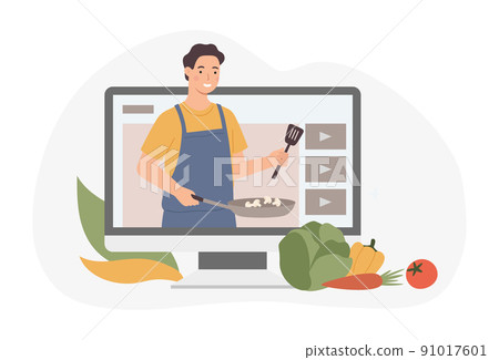 Cooking video vlog, guide to prepare class food Cooking video vlog, guide to prepare class food 91017601