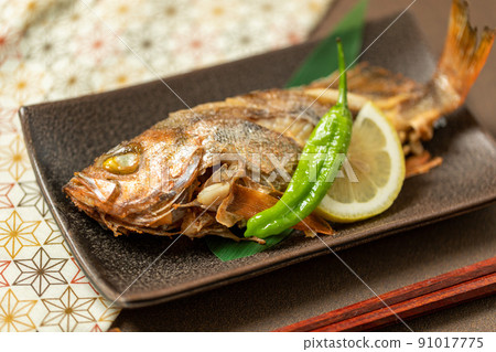 Deep-fried rockfish Deep-fried rockfish 91017775