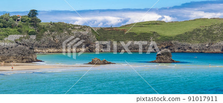 Borizu Beach, Celorio, Llanes, Spain Borizu Beach, Celorio, Llanes, Spain 91017911
