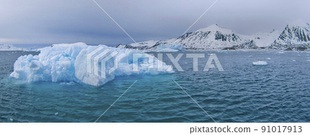 Drift floating Ice, Albert I Land, Norway Drift floating Ice, Albert I Land, Norway 91017913