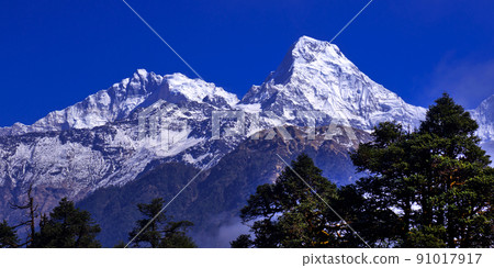 Annapurna South, Annapurna Conservation Area, Himalaya, Nepal Annapurna South, Annapurna Conservation Area, Himalaya, Nepal 91017917