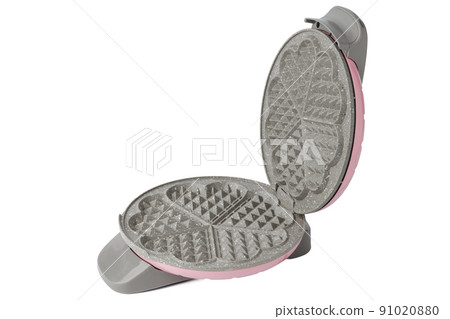 Electric waffle maker machine isolated on white Electric waffle maker machine isolated on white 91020880