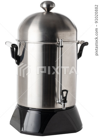 Catering dispenser for hot water or beverages isolated on white Catering dispenser for hot water or beverages isolated on white 91020882