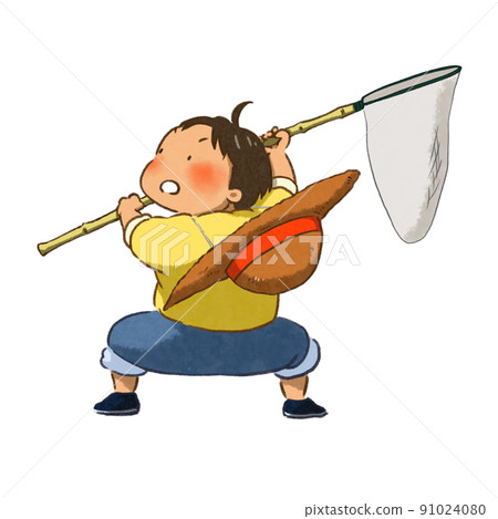 Insect catching boy only 91024080