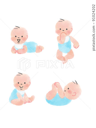 Baby pose Baby pose 91024202