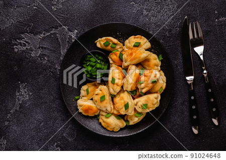 Dumplings, filled with mashed potatoes. Dumplings, filled with mashed potatoes. 91024648