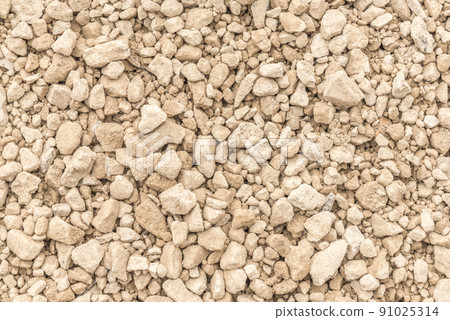 Gravel basic building materials. Texture grey gravel. Background. Gravel basic building materials. Texture grey gravel. Background. 91025314