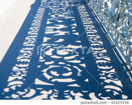 railing of Annunciation Bridge in St Petersburg 91025556