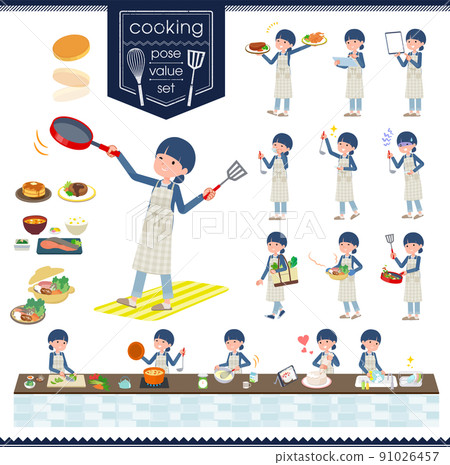 Natural style women's set on cooking 91026457